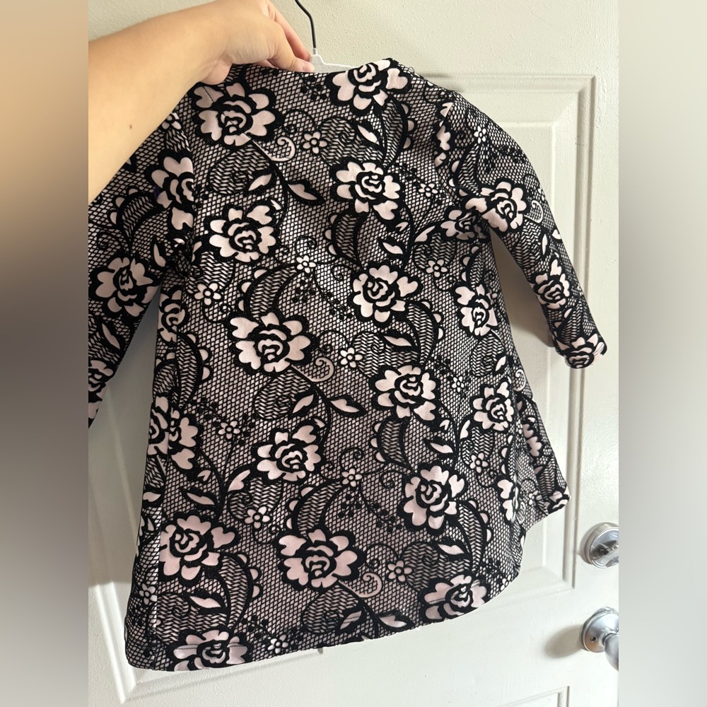 Sweet Heart Rose‎ kids blush satin dress and coat set size 3T - Picture 7 of 12